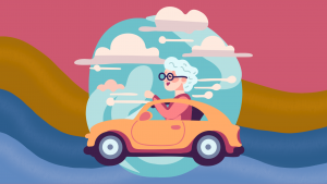 seniors au volant bannière facebook